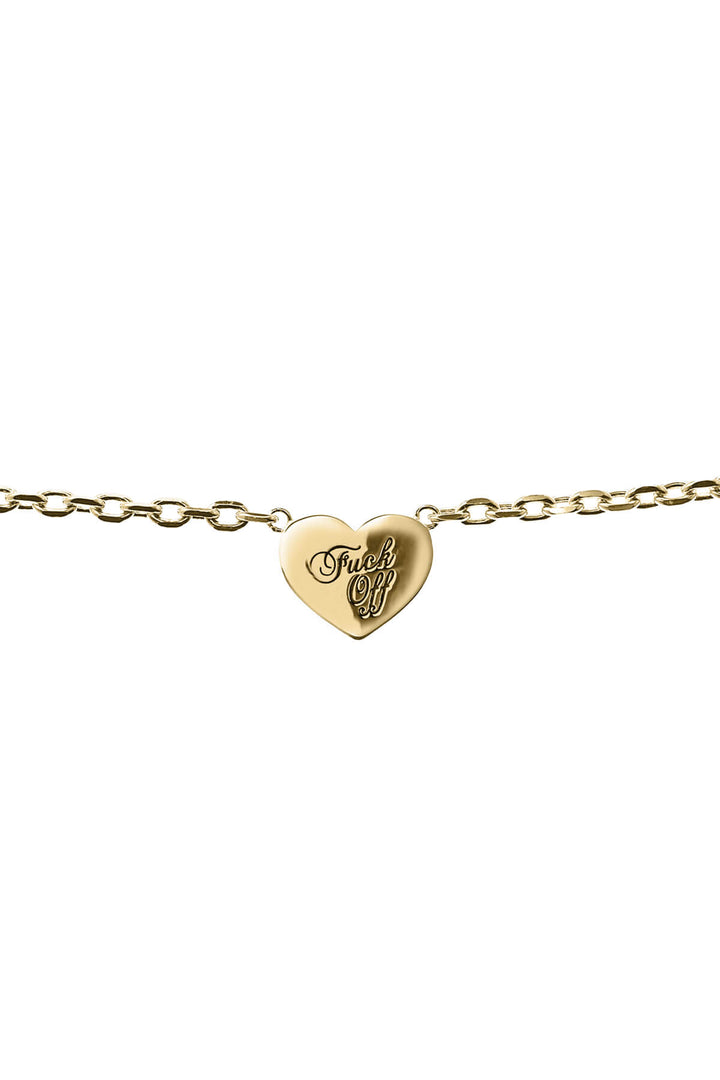 WARM WELCOME HEART BRACELET GOLD PLATED