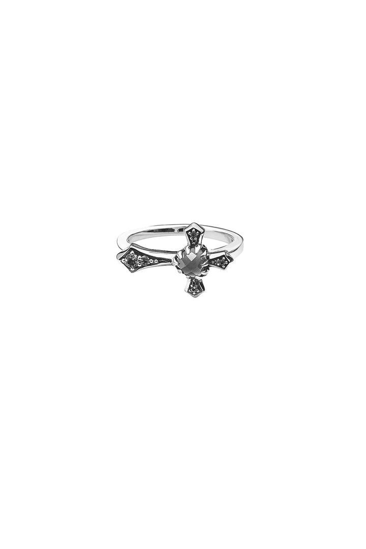 GOTHIC SIDE CROSS RING