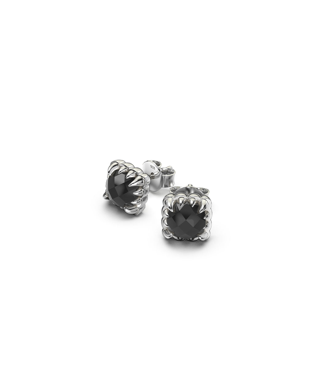 BABY CLAW STUDS ONYX