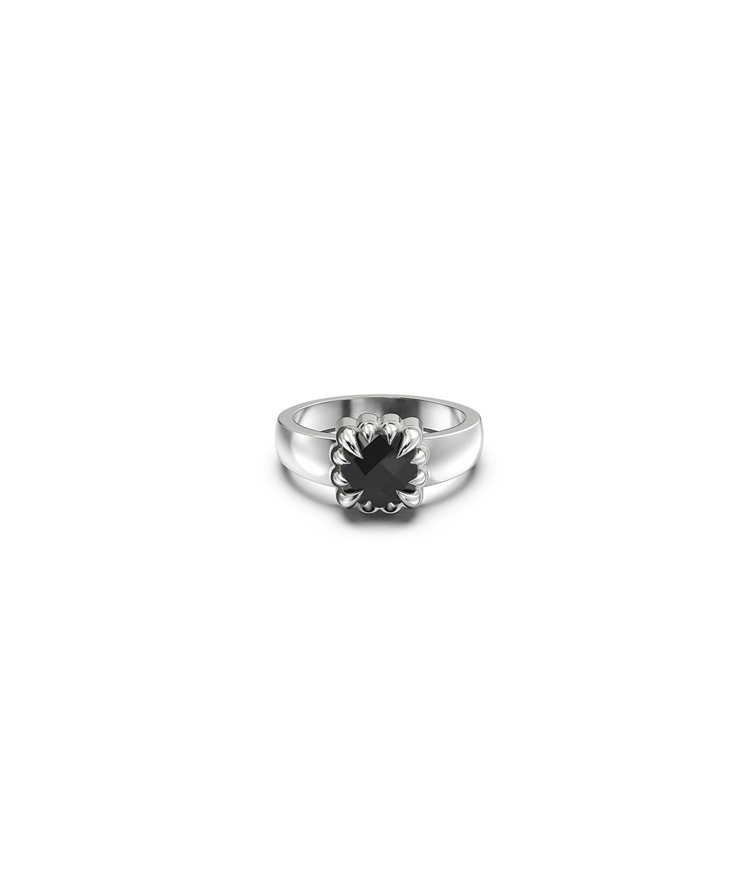 BABY CLAW RING ONYX