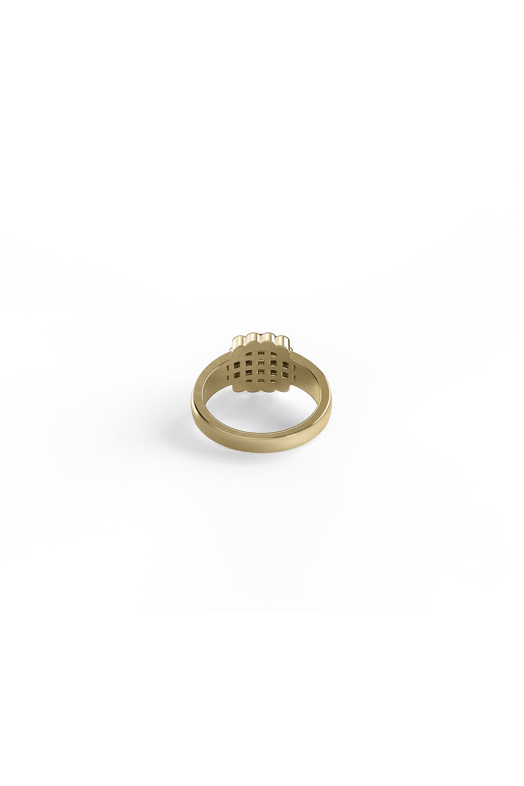 ORIGINAL SETTING - BABY CLAW RING ONYX - 18K GOLD VERMEIL