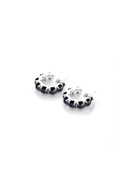 HALO CLUSTER EARRING GALAXY STONE
