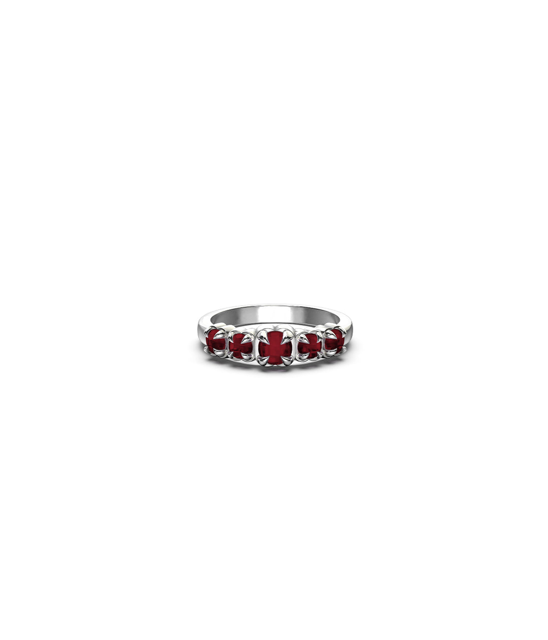 HALO CLUSTER RING GARNET