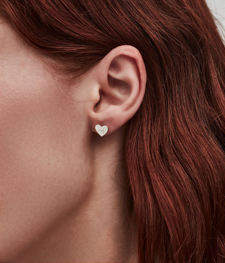 WARM WELCOME HEART STUDS
