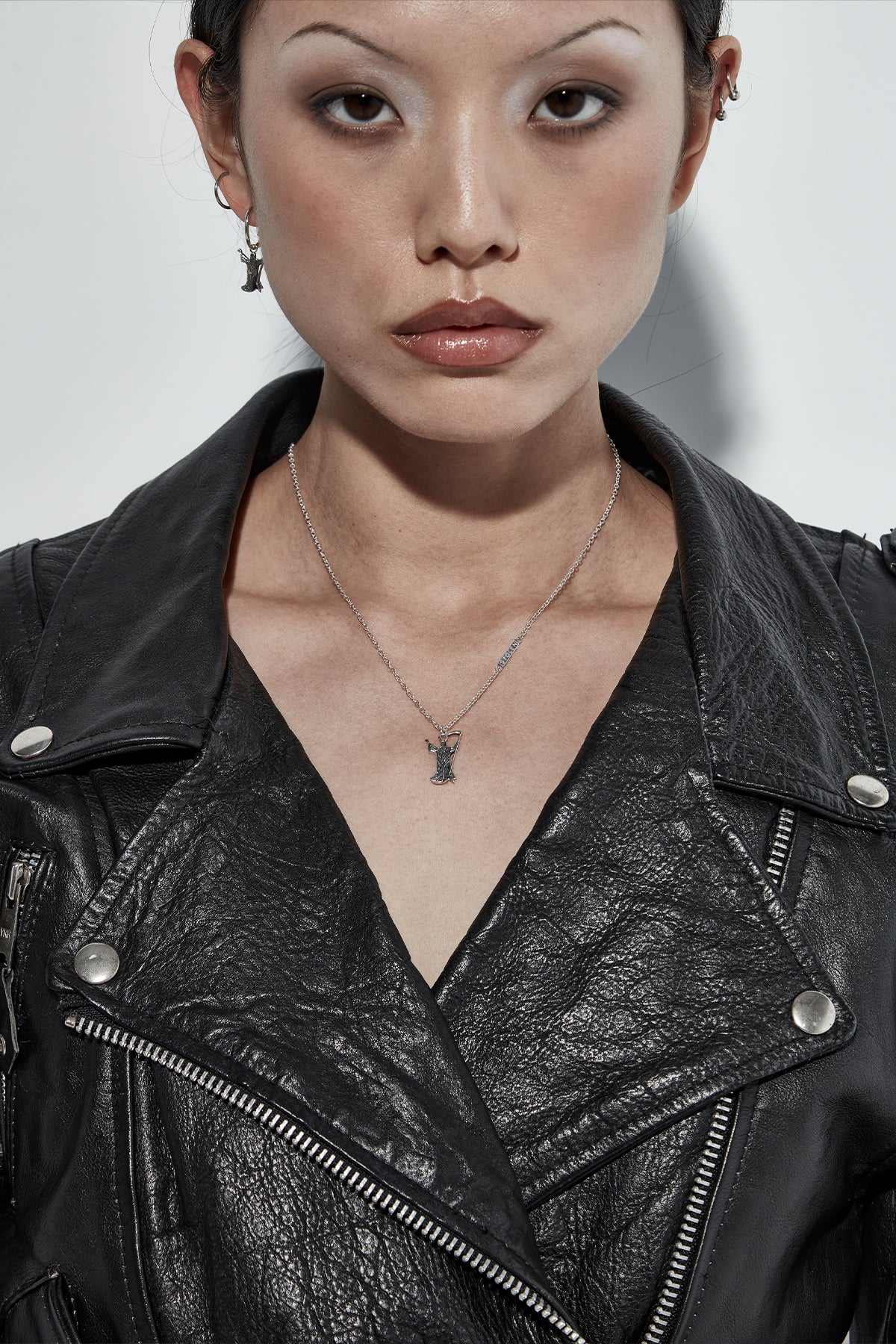 Stolen Girlfriends Club Unisex Sterling Silver Grim Reaper Charm