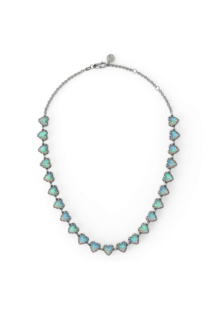 LOVE CLAW INFINITY NECKLACE BELLO OPAL