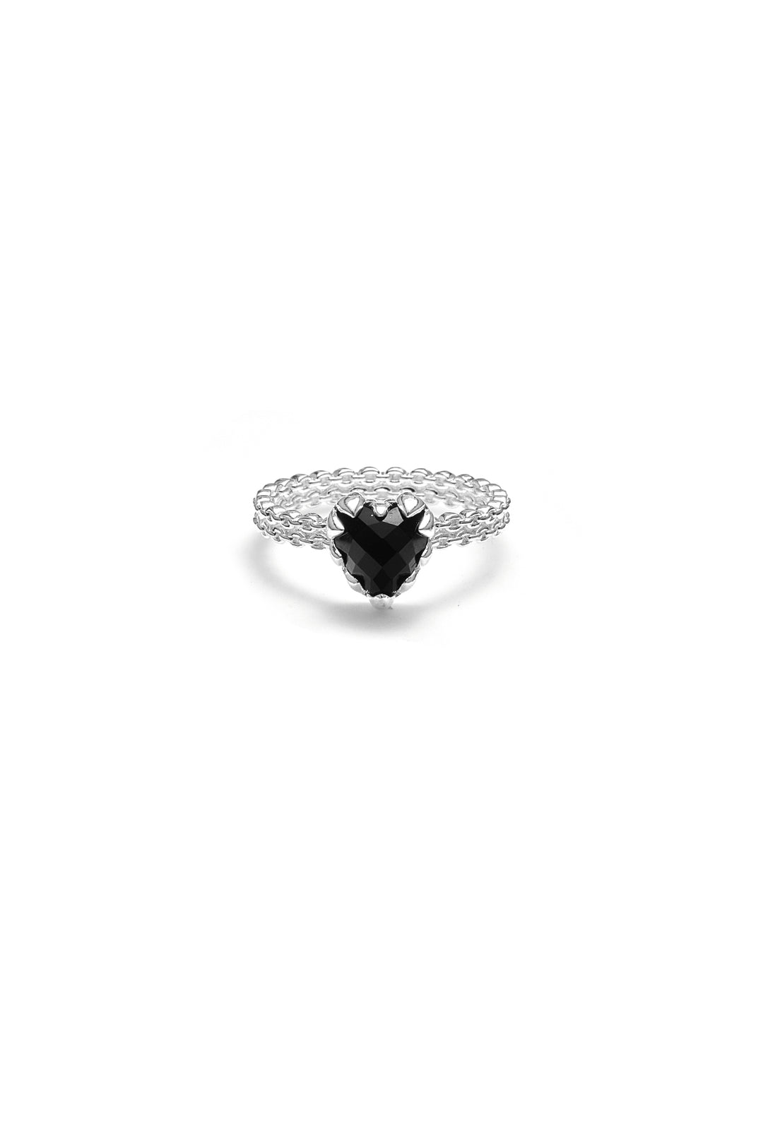 MINI CLAW RING ONYX