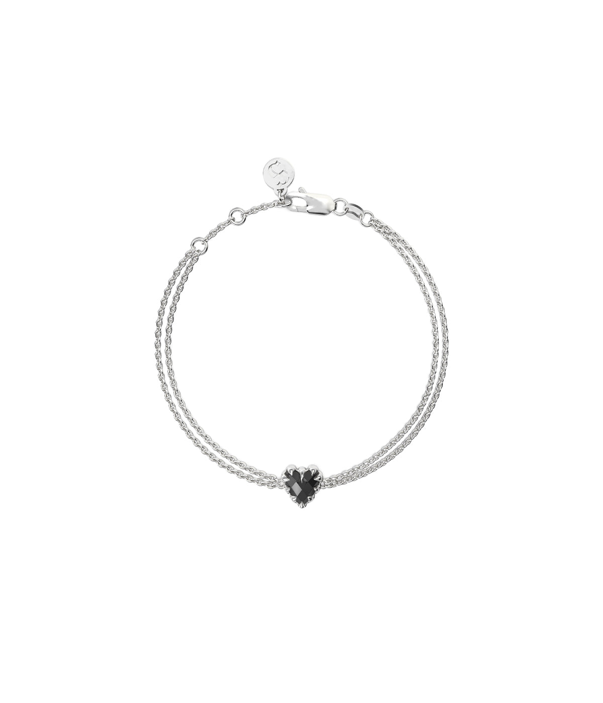 STOLEN GIRLFRIENDS CLUB | LOVE CLAW BRACELET ONYX & STERLING