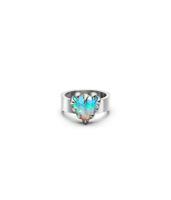 LOVE CLAW RING BELLO OPAL