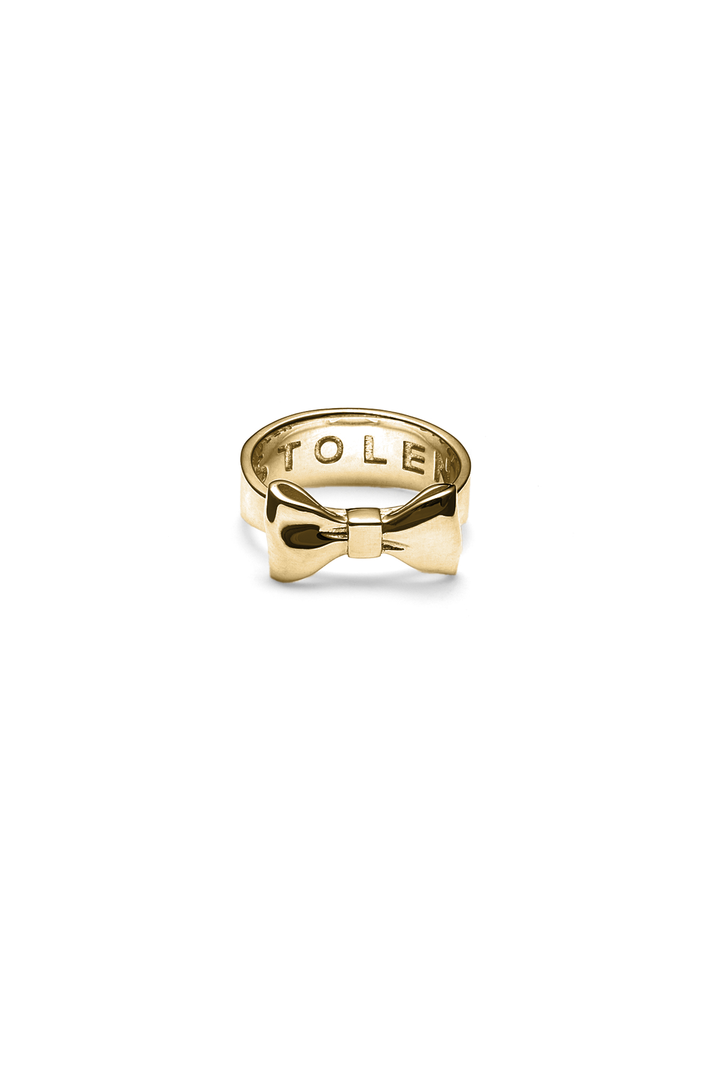 BOW RING  - GOLD PLATED