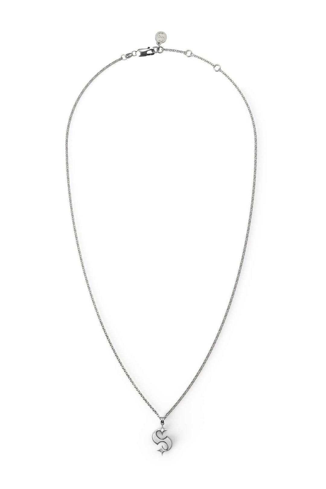 Hidden Hearts sterling silver necklace with 's' logo pendant - Stolen Girlfriends Club