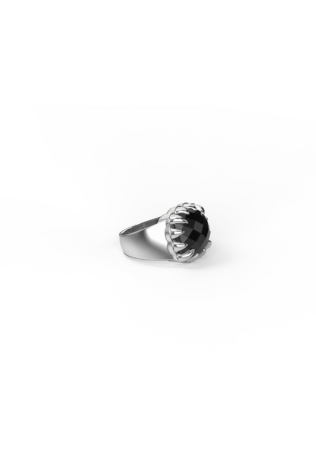 ORIGINAL SETTING - CLAW RING - ONYX