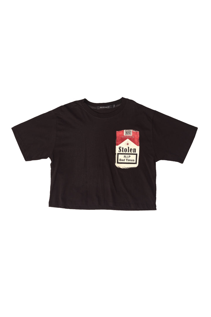 BAD TIMES CROP T-SHIRT