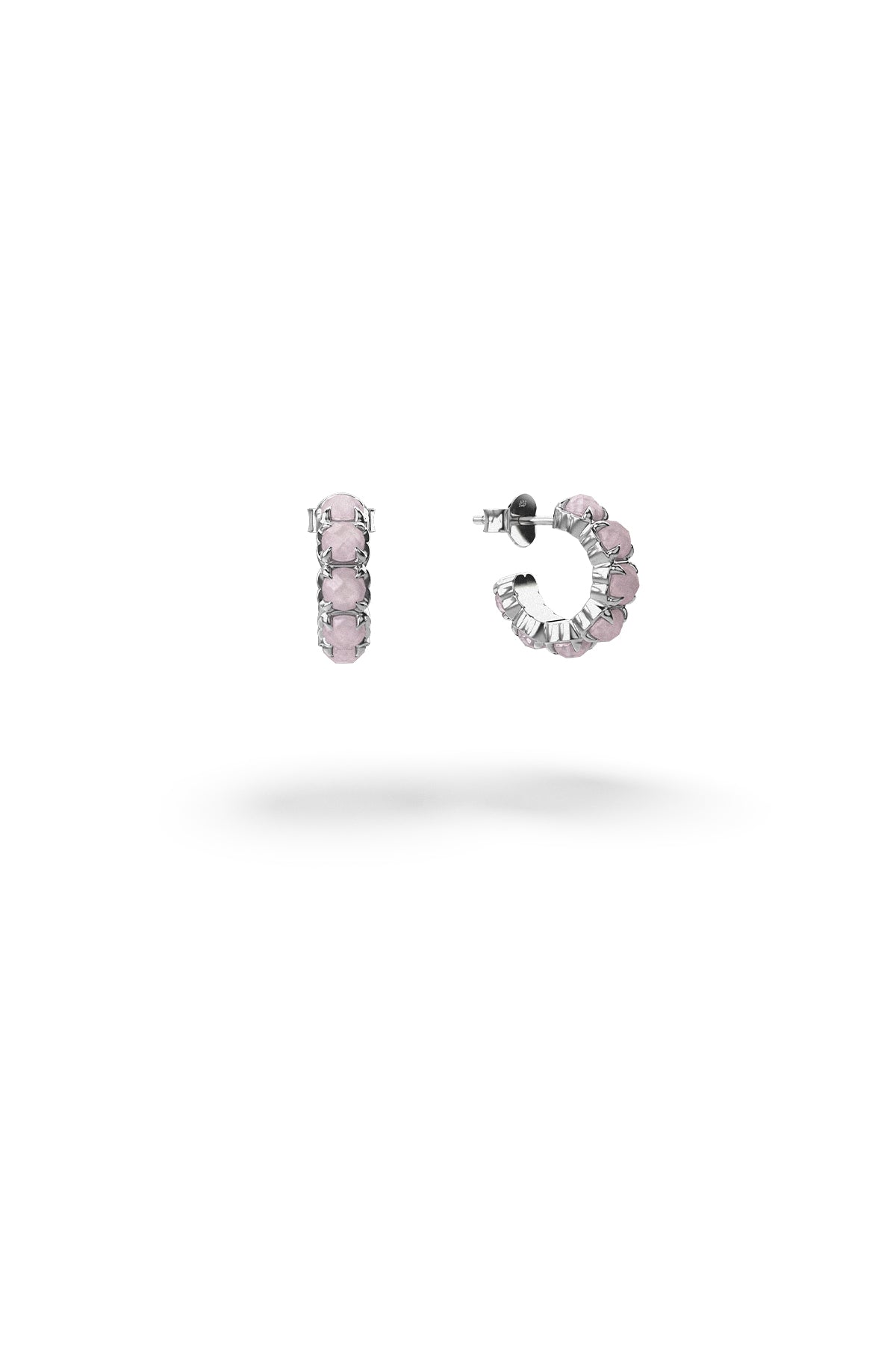 Stolen Girlfriends Club | HALO CLUSTER EARRING ONYX & GOLD
