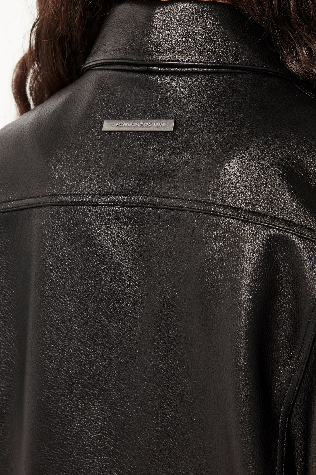 SABBATH LEATHER TRUCKER JACKET
