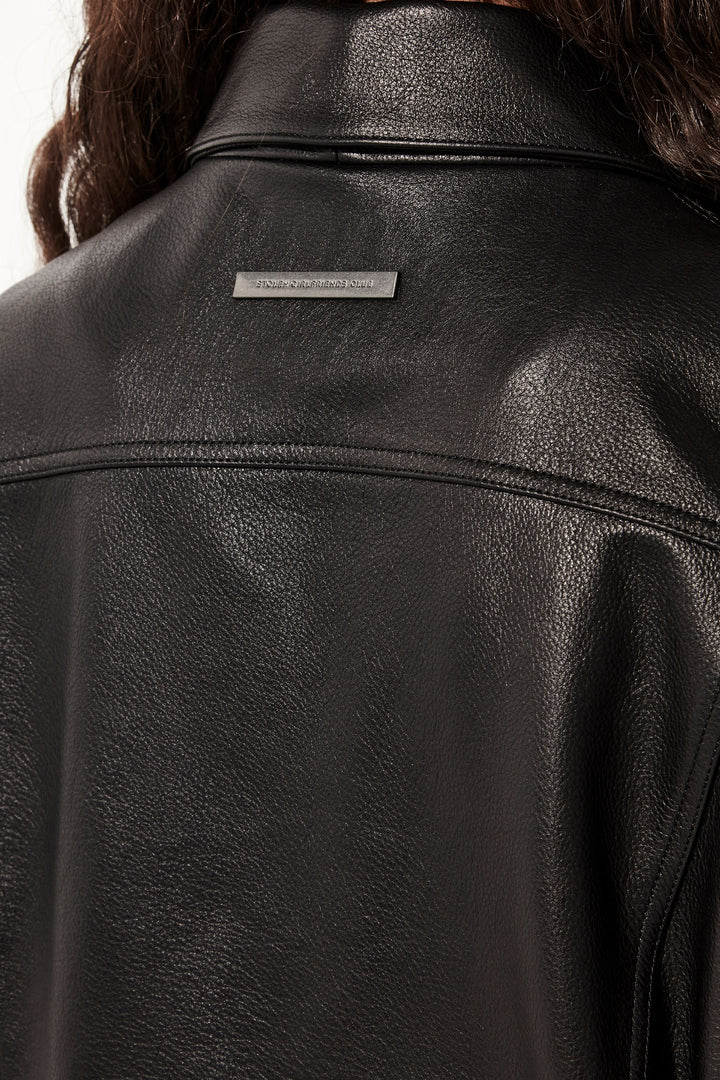 SABBATH LEATHER TRUCKER JACKET