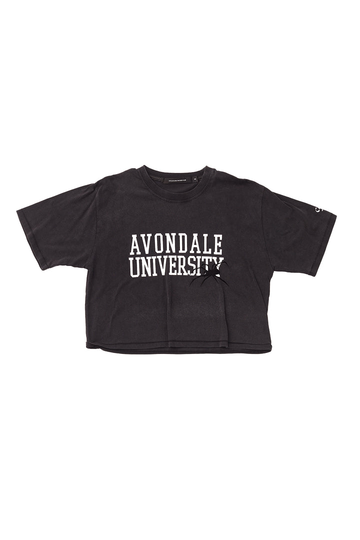 AVONDALE UNIVERSITY RELAXED CROP T-SHIRT