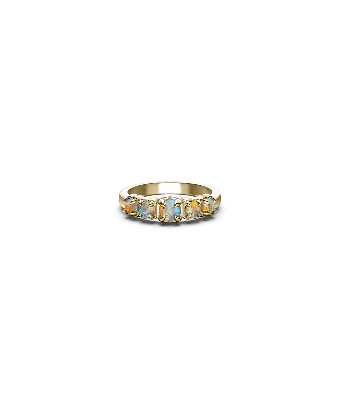 HALO CLUSTER RING BELLO OPAL - GOLD VERMEIL