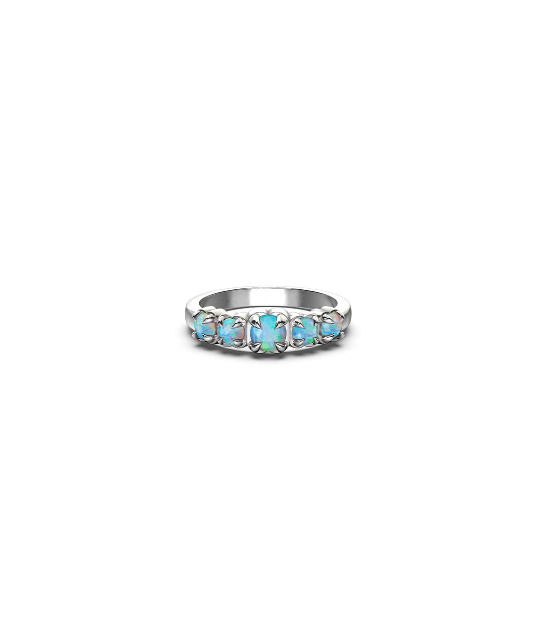 HALO CLUSTER RING BELLO OPAL