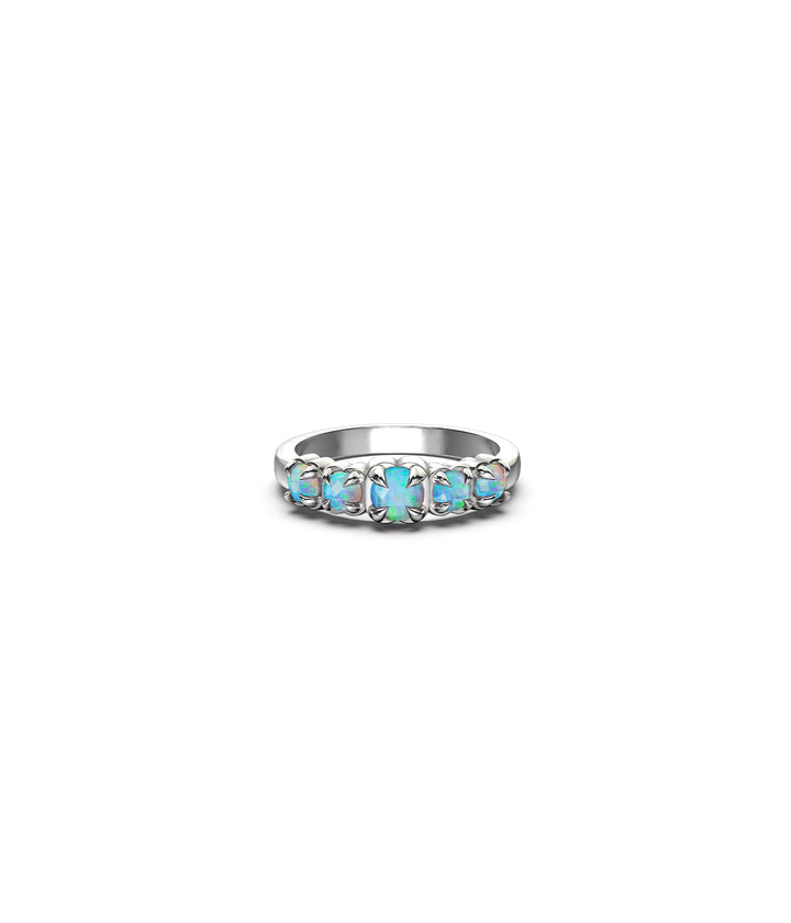 HALO CLUSTER RING BELLO OPAL
