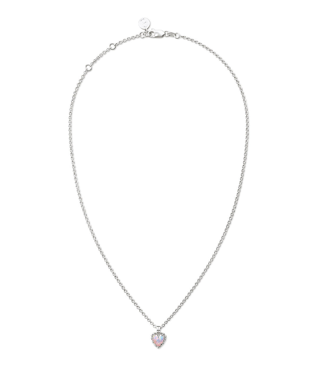 MINI LOVE CLAW NECKLACE - PINK BELLO OPAL
