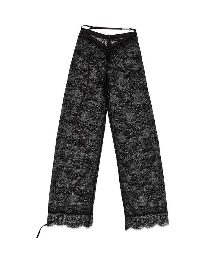 SCRIPT LACE PANTS
