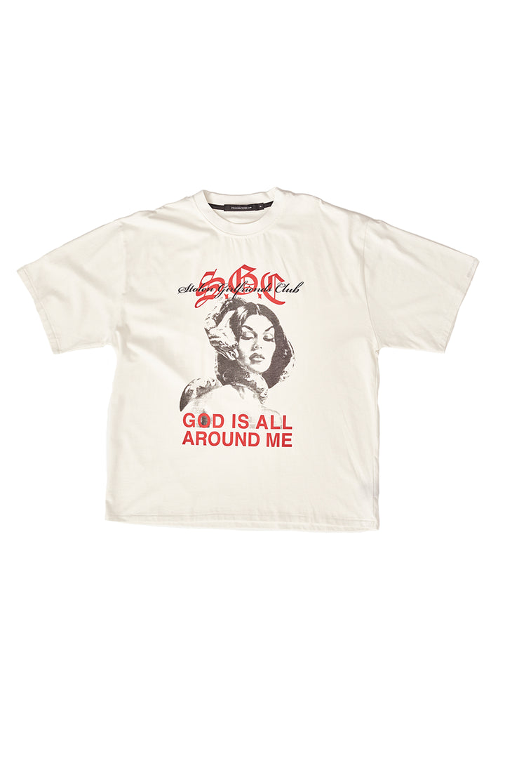 GOD IS ALL AROUND ME RELAXED T-SHIRT