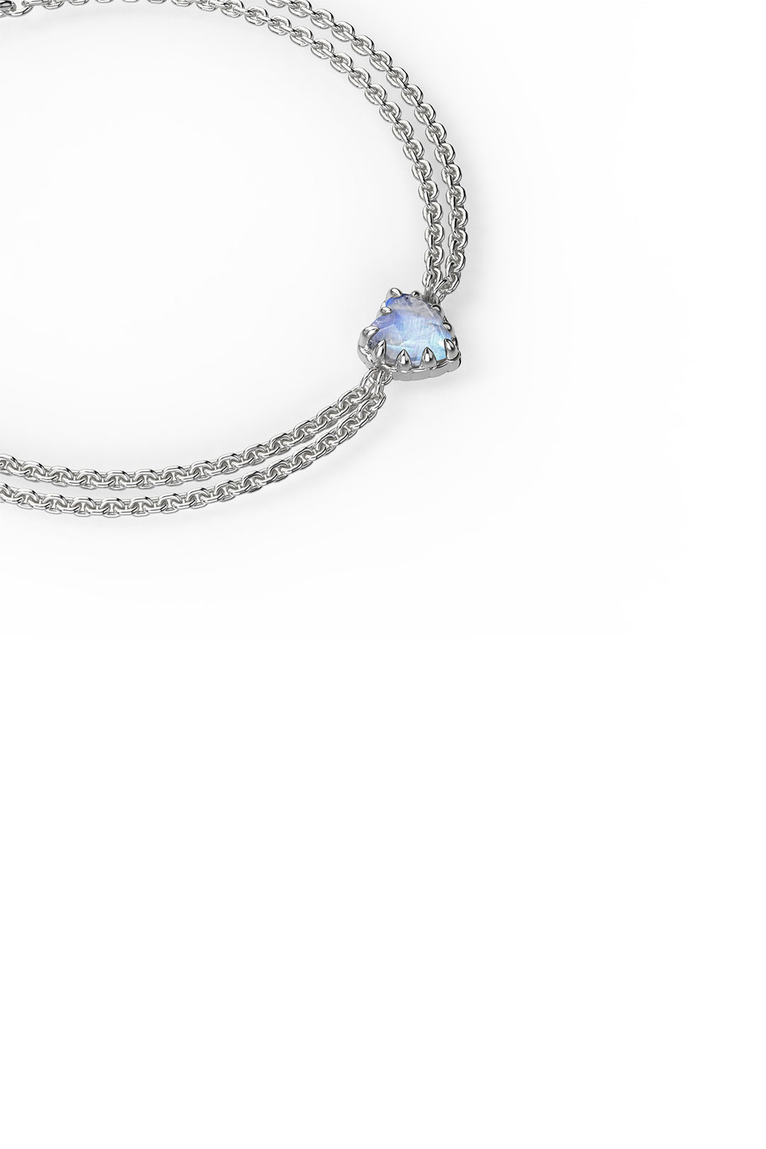 LOVE CLAW BRACELET MOONSTONE