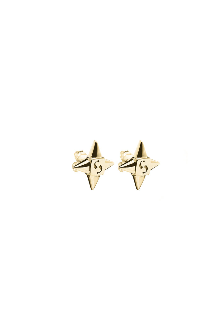 STAR SHOCK STUDS - GOLD PLATED