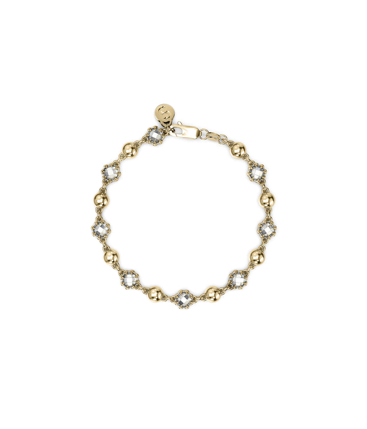 DARKNESS AND LIGHT BALL CHAIN BRACELET