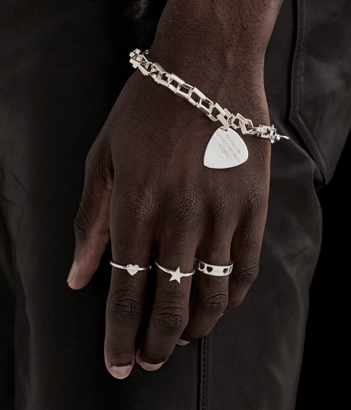 Stolen Girlfriends Club Heartless Band Ring in Sterling Silver - 6mm
