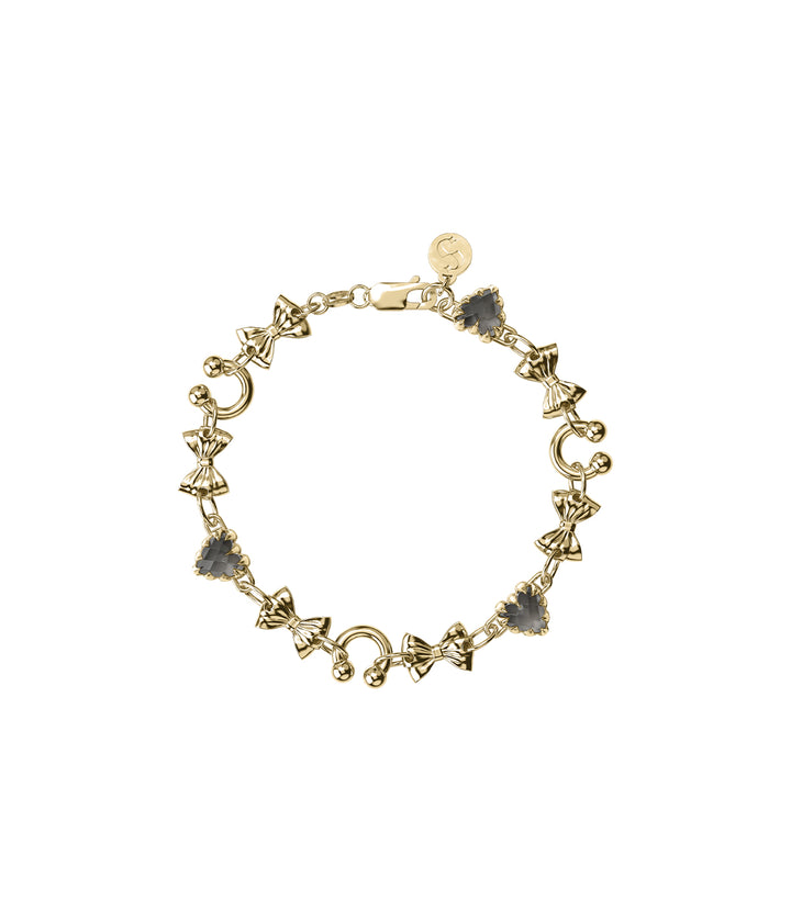 GOTHIC SENTIMENT BRACELET - GOLD PLATED