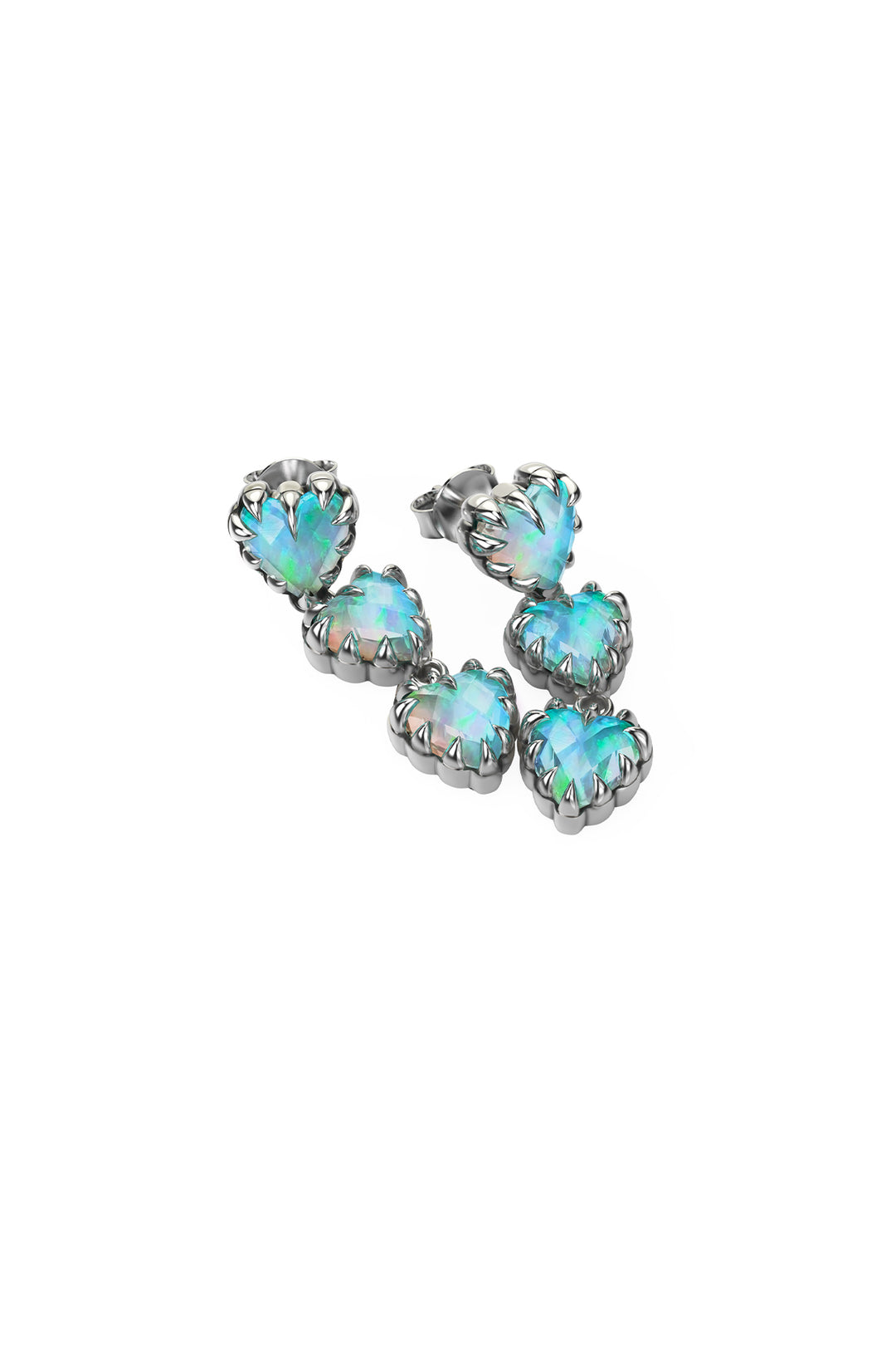 LOVE CLAW DROP EARRING BELLO OPAL