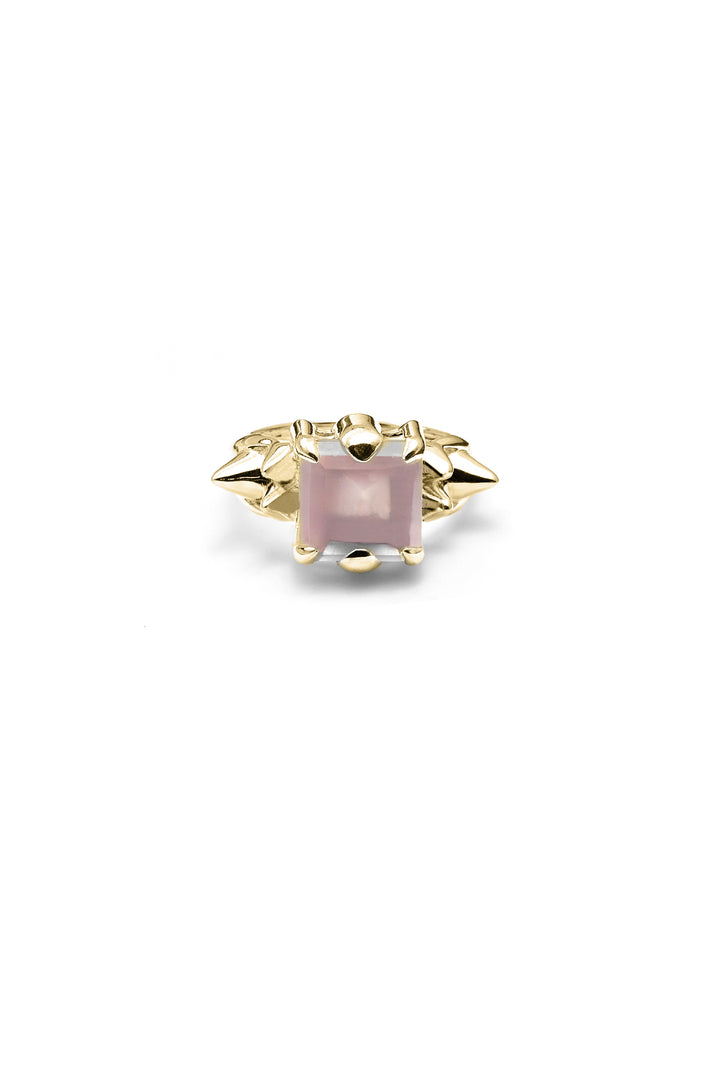 PUNK ROSE RING GOLD PLATED