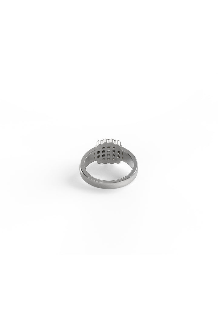 BABY CLAW RING BLUE LACE AGATE