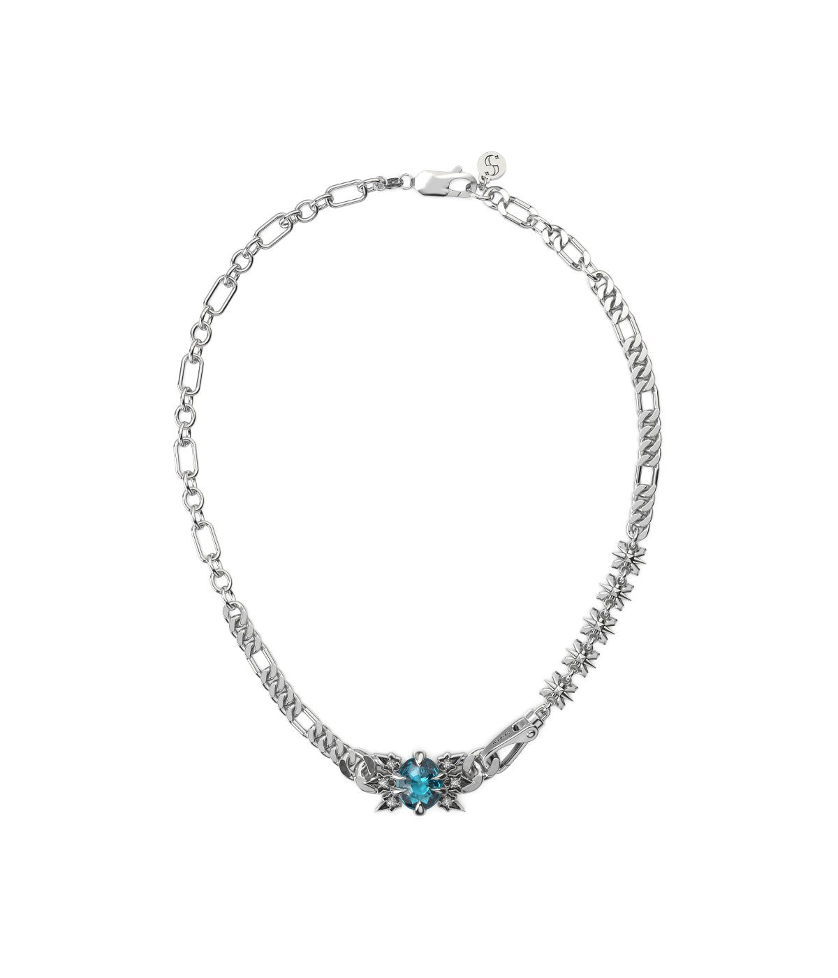 Sterling Silver & Topaz Regal Ruin Choker - Stolen Girlfriends Club