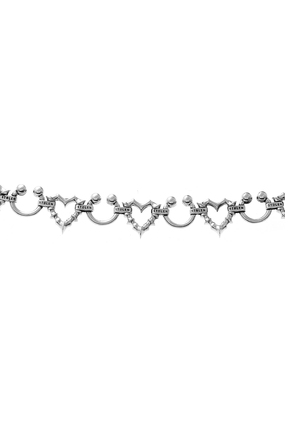 PUNK JAGGED HEART BRACELET