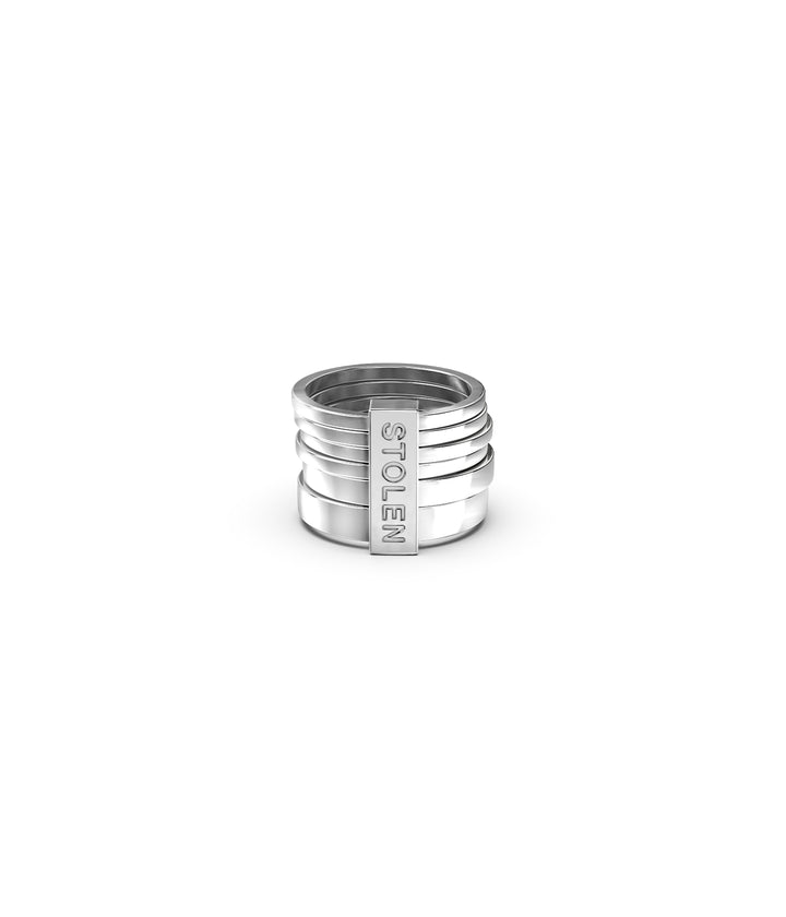 SIX PIECE BAND RING
