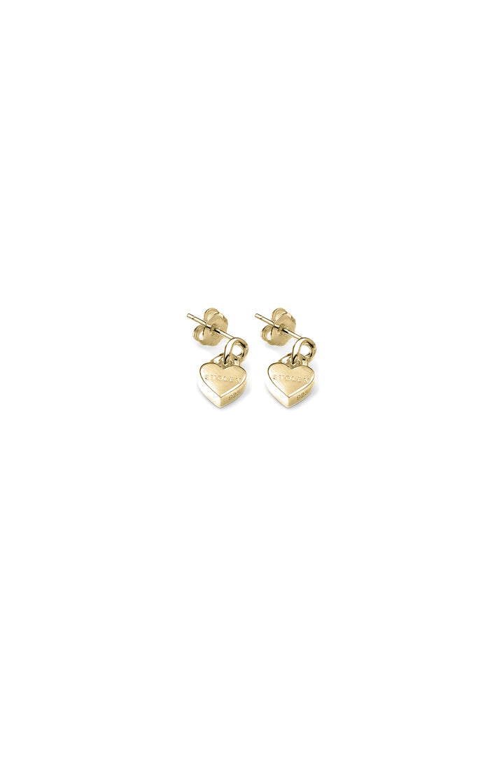 MINI LOVE CHAIN EARRING GOLD PLATED