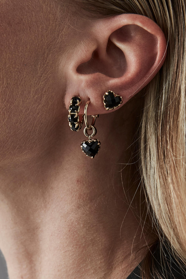 LOVE ANCHOR EARRING - GOLD PLATED