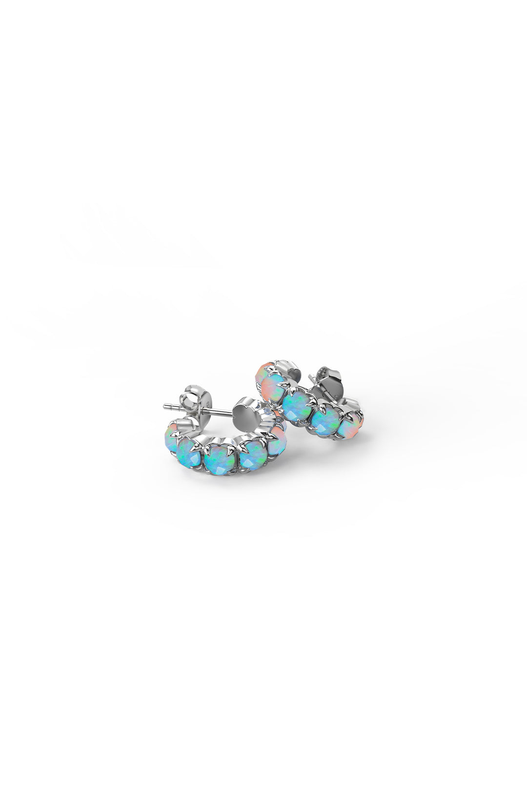 HALO CLUSTER EARRINGS BELLO OPAL