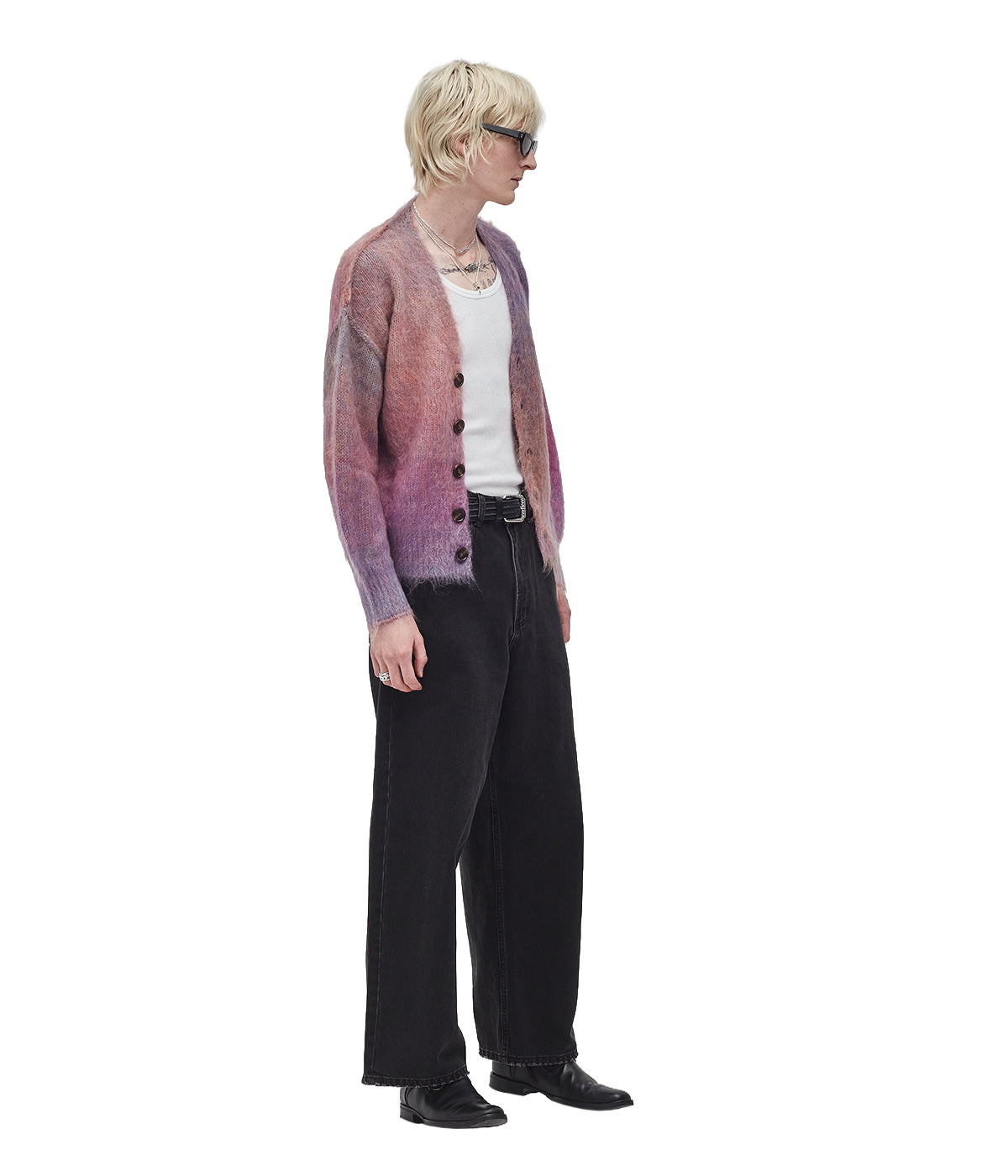 ALTERED STATE CARDIGAN - MULTI – Stolen Girlfriends Club ALTERED STATE CARDIGAN - MULTI – Stolen Girlfriends Club
