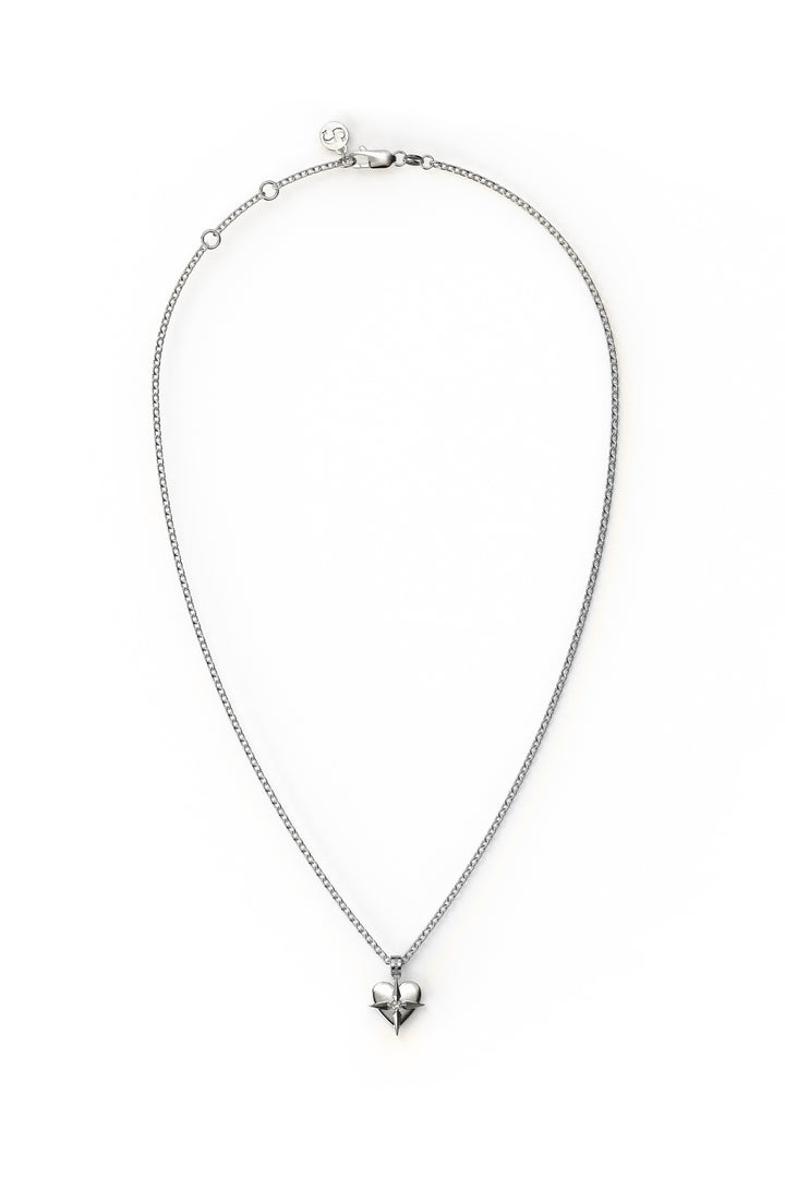APRIL HEART NECKLACE - DIAMOND