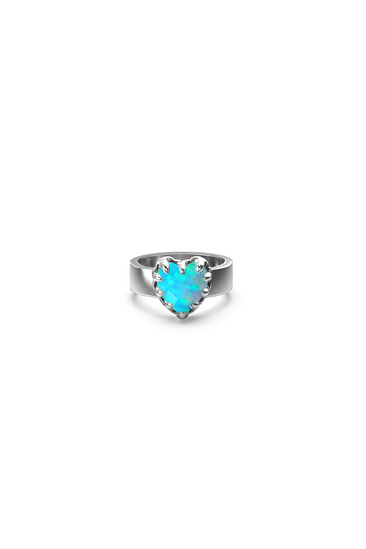 LOVE CLAW RING BELLO OPAL