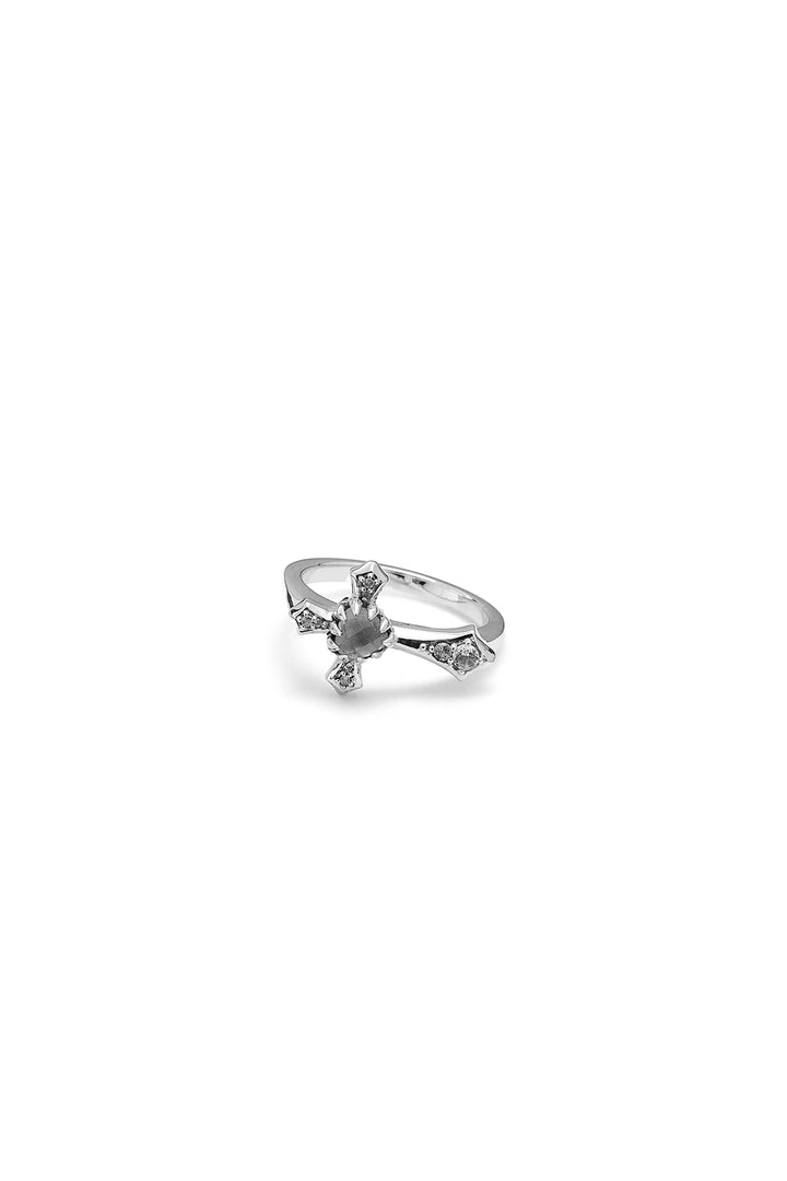 GOTHIC SIDE CROSS RING