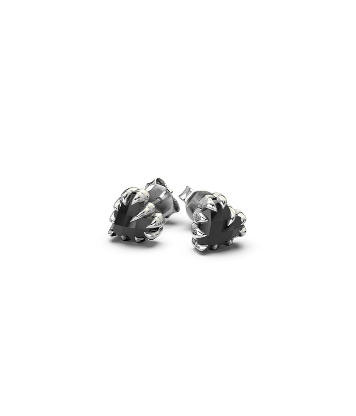LOVE CLAW EARRINGS ONYX