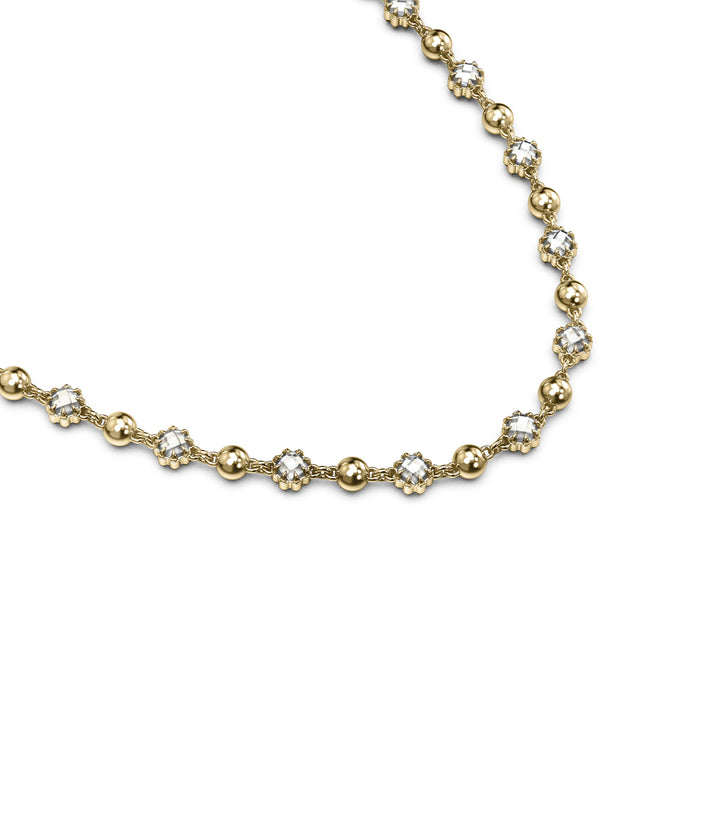 DARKNESS AND LIGHT NECKLACE - GOLD PLATED