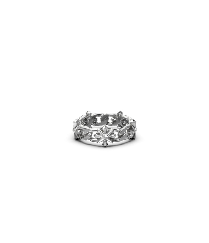 MIDNIGHT CROSS CURB RING