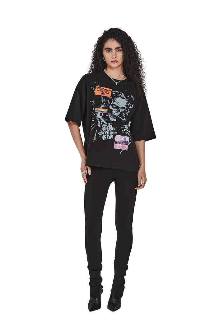 BUMPER STICKER RELAXED T-SHIRT