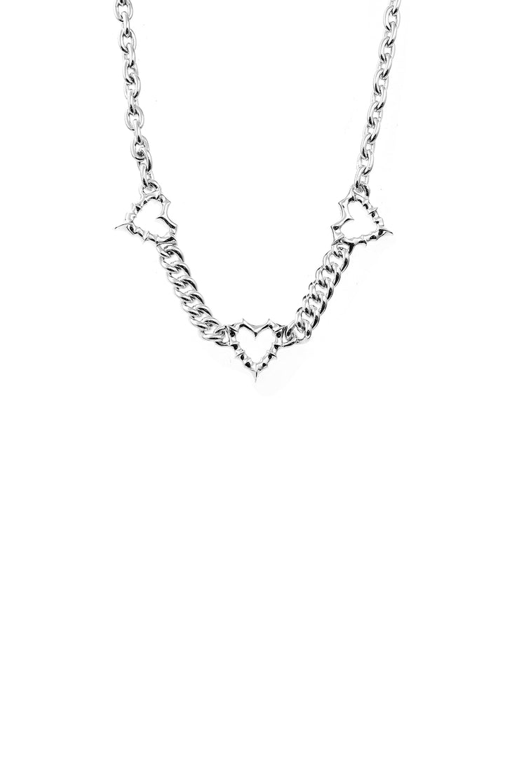 JAGGED HEART NECKLACE